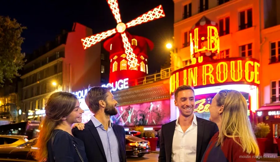 Paris'te Eyfel Kulesi yemeği ve Moulin Rouge gösterisi kombine akşamı